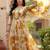 Women Floral Printed Regular Thread Work Kurta with Trousers & With Dupatta