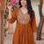 Women Ethnic Motifs Embroidered Panelled Thread Work Kurta with Trousers & With Dupatta