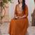 Women Ethnic Motifs Embroidered Panelled Thread Work Kurta with Trousers & With Dupatta