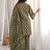 Women Printed Regular Kurta with Trousers & With Dupatta