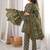Women Printed Regular Kurta with Trousers & With Dupatta