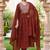 Women Embroidered Regular Pure Cotton Kurta with Trousers & With Dupatta