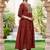 Women Embroidered Regular Pure Cotton Kurta with Trousers & With Dupatta