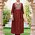Women Embroidered Regular Pure Cotton Kurta with Trousers & With Dupatta