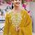 Women Embroidered Regular Kurta with Trousers & With Dupatta