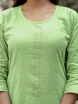 Women Embroidered Regular Kurta with Pyjamas & With Dupatta 6