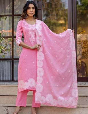 Women Regular Kurta with Pyjamas & With Dupatta 1