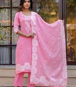 Women Regular Kurta with Pyjamas & With Dupatta