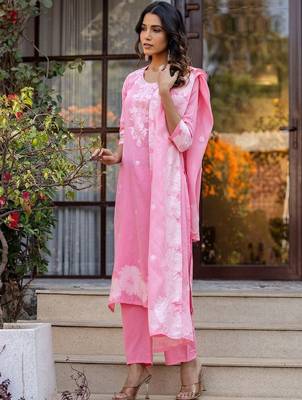 Women Regular Kurta with Pyjamas & With Dupatta 2