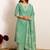 Women Floral Embroidered Regular Thread Work Kurta with Palazzos & With Dupatta