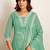 Women Floral Embroidered Regular Thread Work Kurta with Palazzos & With Dupatta