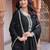 Women Ethnic Motifs Embroidered Regular Thread Work Silk Chiffon Kurta with Sharara & With Dupatta