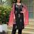 Women Embroidered Regular Sequinned Kurta with Trousers & With Dupatta