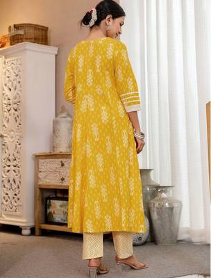 Women Ethnic Motifs Printed Regular Mirror Work Kurta with Trousers & Dupatta 7