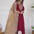 Women Ethnic Motifs Embroidered Regular Kurta with Trousers & With Dupatta