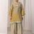 Mirror Work Brown Silk Farsi Salwar Co Ords for Women