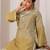 Mirror Work Brown Silk Farsi Salwar Co Ords for Women