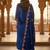 Women Floral Embroidered Regular Thread Work Velvet Kurta with Trousers & With Dupatta
