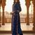 Women Floral Embroidered Regular Thread Work Velvet Kurta with Trousers & With Dupatta