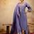 Woven Design Embroidered Straight Sequinned Kurta With Trousers & Dupatta