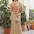 Embroidered Beige Pure Cotton Co Ords for Women