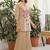 Embroidered Beige Pure Cotton Co Ords for Women