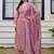 Women Floral Embroidered Regular Thread Work Kurta with Trousers & With Dupatta