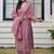 Women Floral Embroidered Regular Thread Work Kurta with Trousers & With Dupatta