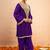 Embroidered Dark Purple Georgette Farsi Salwar Co Ords for Women
