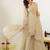 Women Ethnic Motifs Embroidered Regular Thread Work Kurta with Sharara & With Dupatta