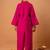Stone Work Rani Pink Silk Blend Farsi Salwar Co Ords for Women