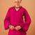 Stone Work Rani Pink Silk Blend Farsi Salwar Co Ords for Women