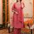 Women Ethnic Motifs Embroidered Thread Work Kurta & Trousers With Dupatta