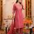 Women Ethnic Motifs Embroidered Thread Work Kurta & Trousers With Dupatta