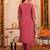 Women Ethnic Motifs Embroidered Thread Work Kurta & Trousers With Dupatta