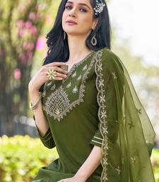 Women Ethnic Motifs Embroidered Kurta with Palazzo & Dupatta