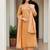 Women Pure Cotton Woven Design Straight Kurta Trousers With Dupatta