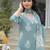 Women Ethnic Motifs Printed Regular Thread Work Kurta with Trousers & With Dupatta