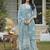 Women Ethnic Motifs Printed Regular Thread Work Kurta with Trousers & With Dupatta