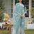 Women Ethnic Motifs Printed Regular Thread Work Kurta with Trousers & With Dupatta