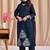 Women Floral Embroidered Regular Thread Work Kurta with Trousers & With Dupatta