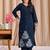 Women Floral Embroidered Regular Thread Work Kurta with Trousers & With Dupatta