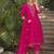 Women Floral Embroidered Regular Thread Work Kurta with Trousers & With Dupatta