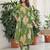 Printed Green Viscose Rayon Co Ords for Women