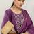 Women Embroidered Straight Kurta Trousers With Dupatta