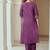 Women Embroidered Straight Kurta Trousers With Dupatta
