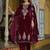 Women Embroidered Regular Velvet Kurta with Trousers & With Dupatta