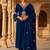 Women Ethnic Motifs Embroidered Regular Thread Work Velvet Kurta with Trousers & With Dupatta