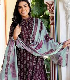 Women Ethnic Motifs Printed Regular Kurta with Trousers & Dupatta