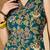 Floral Printed Rama Green Rayon Co Ords for Women